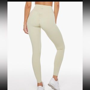 CSB Freedom chai scrunch leggings and bandeau top, both medium